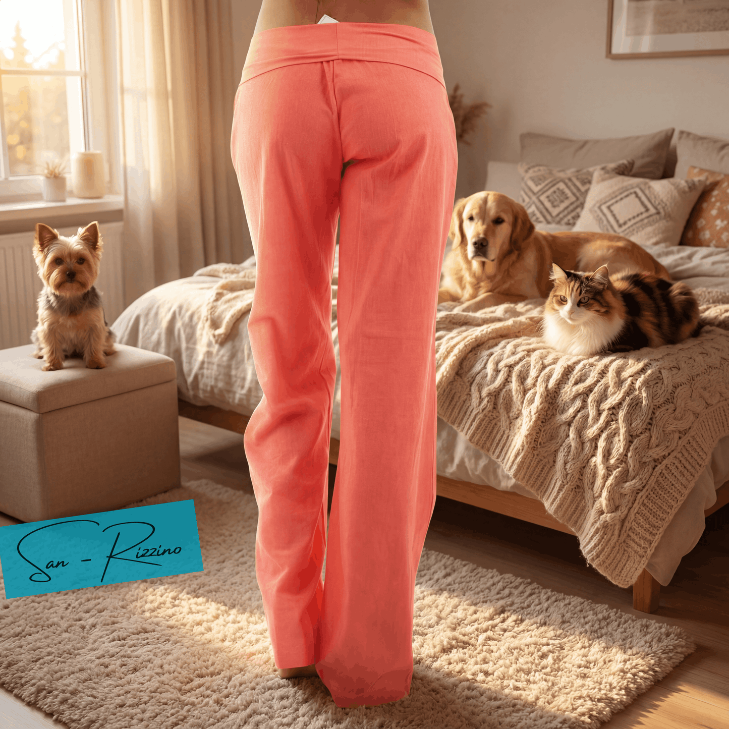The ULTRA VIRAL Coral Pants